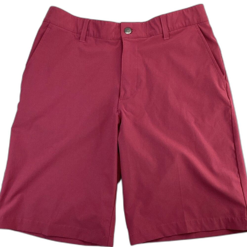 Adidas Mens Pink Chino Golf Shorts Size 30 NWOT 10" Inseam Excellent
